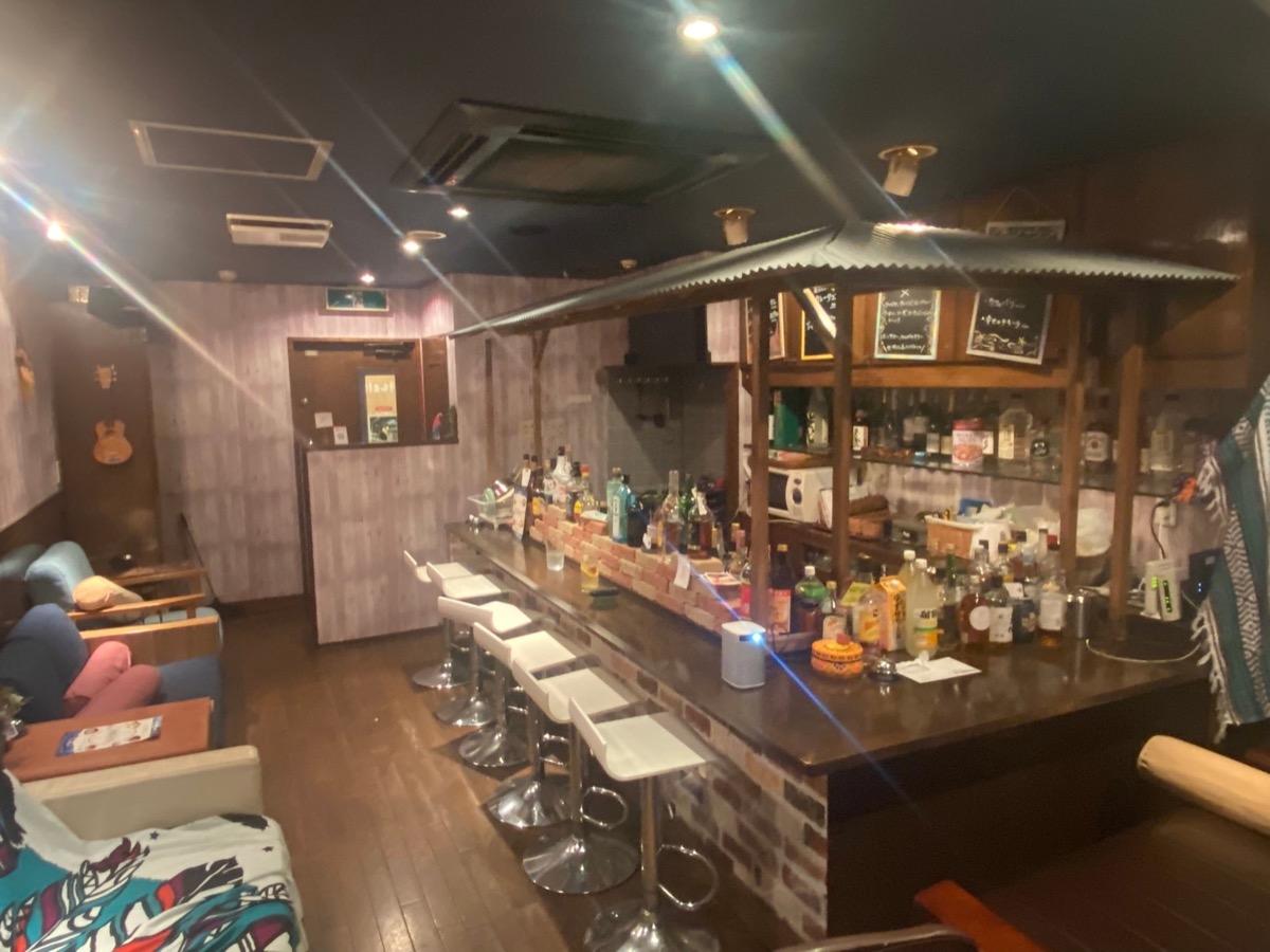 ０円飲食店の店内（大阪梅田）